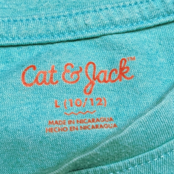 Mint Green Cat & Jack L (10/12) #How Does Your Garden Grow Children's Tee Shirt - Picture 6 of 6